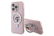 Mobil - Covers & Cases - Karl Lagerfeld KLHMP15XHMRSKCP iPhone 15 Pro Max 6.7" pink/pink hardcase Ring Stand Karl&Choupette MagSafe - 3666339169022