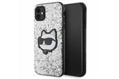 Mobil - Covers & Cases - Karl Lagerfeld KLHCN61G2CPS iPhone 11 / Xr 6.1" silver/silver hardcase Glitter Choupette Patch - 3666339170035
