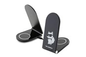 Mobil - Adaptere & Opladere - Karl Lagerfeld Choupette MagSafe induction charger 15W foldable 2in1 - black - 3666339170516