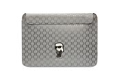 Tasker - Karl Lagerfeld Saffiano Monogram Ikonik case for a 14" laptop - silver - 3666339170547