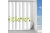 Rengøring - Gedy Green Leaves Shower Curtain 120 x 200 cm - 12330