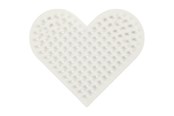 Kreativt Legetøj - Creativ Company NABBI BioBeads Base Plate Small Heart 7x8.5cm - 906785
