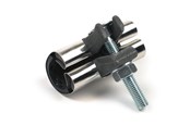 Vandbehandling - +GF+ reparationsklemmer rustfrit stål, 33/37mm - byggelængde 76mm - 724208037