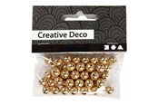 Kreativt Legetøj - Creativ Company Gold beads 50 pcs. - 698221