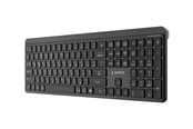 Tastatur - Gembird - keyboard - dual-mode pro-business slim full size - Cyrillic - black Input Device - Tastatur - Cyrillic - Sort - KB-WPS-03-CYRL