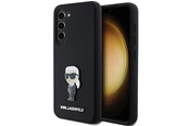 Mobil - Covers & Cases - Karl Lagerfeld Silicone Ikonik Metal Pin case for Samsung Galaxy S23 - black - 3666339242268