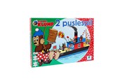Brætspil - Rasmus Klump - 2 Puzzles - Mary - 7402