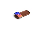 Mobil - Adaptere & Opladere - Twelve South Valet Small - Leather Charging Tray | Qi2 15W | USB-C 35W - TS-2684