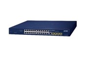 Switch - PLANET GS-4210-24T4SR - switch - 28 ports - Managed - rack-mountable - GS-4210-24T4SR
