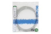 Netværkskabel - Deltaco patch cable - 5 m - grey - Grå - TP-65-SLIM