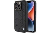 Mobil - Covers & Cases - BMW Leather Quilted case for iPhone 15 Pro Max - black - 3666339142414