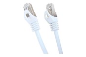 Netværkskabel - Gembird Cablexpert patch cable - 10 m - white - Hvid - PP6A-LSZHCU-W-10M