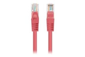 Netværkskabel - Lanberg patch cable - 1 m - red RAL 3017 - Rød - PCU5-20CC-0100-R