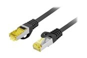 Netværkskabel - Lanberg patch cable - 2 m - black RAL 9004 - Sort - PCF6A-10CU-0200-BK
