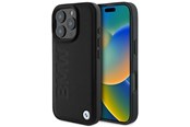 Mobil - Covers & Cases - BMW Leather Hot Stamp iPhone 16 Pro Case - Black - 3666339349721