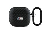 Mobil - Andet Tilbehør - BMW BMA4CMPUCA AirPods 4 cover black/black PU Carbon M Collection - 3666339397432