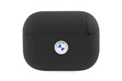 Mobil - Andet Tilbehør - BMW BMAP2SSLBK AirPods Pro 2 (2022/2023) cover black/black Geniune Leather Silver Logo - 3666339112295