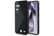 Mobil - Covers & Cases - BMW Leather Oversized Stripes MagSafe case for Samsung Galaxy S25 - black - 3666339448783