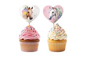 Legetøj - Globos Horse Cake Picks - 12 pcs. - 7307