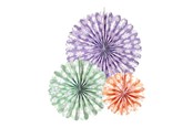 Legetøj - Globos Paper Fans Daisies - 3 pcs. - 7165