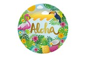 Legetøj - Globos Paper Plates 23cm Aloha - 8 pcs. - 9348