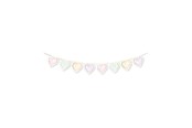 Legetøj - Globos Paper Garland Watercolors Hearts - 2m - 4481