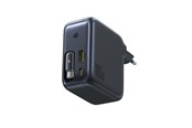 Mobil - Adaptere & Opladere - Baseus EnerCore CJ11 100W Wall Charger with USB-A and USB-C Ports and Retractable USB-C Cable - Black - E0120M00