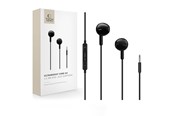 Hovedtelefoner/headset - Tech-Protect Ultraboost Core G4 Mini Jack Wired Headphones - Black - 5906302324309