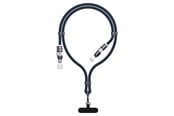 USB kabel - Dudao L20Max 65W 4-in-1 Cable with Lanyard USB-C to USB-C with Lightning and USB-A Adapters - Blue - 6976625335763