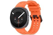 Smartwatch - Tilbehør - Tech-Protect Silicone Air Strap for Samsung Galaxy Watch 8/9 - 40/44/46mm - Orange - 5906302341498