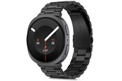 Smartwatch - Tilbehør - Tech-Protect Stainless Steel Bracelet for Samsung Galaxy Watch 8/9 - 40/44/46mm - Black - 5906302325696