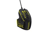 Mus - Wozinsky WMGK-1181W Wired Optical Gaming Mouse 7200 DPI with Backlight - Black and Yellow - 5907769387920