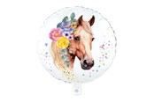 Legetøj - Globos Foil Balloon 18 Inch Round Horses - 7303