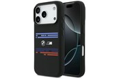 Mobil - Covers & Cases - BMW M Silicon Horizontal Line MagSafe Case for iPhone 17 Pro - Black - 3666339484545