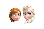 Legetøj - Globos Paper Masks Frozen 2 - 6 pcs. - 85967