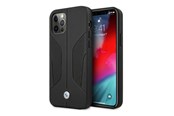 Mobil - Covers & Cases - BMW Leather Perforated Sides Case for iPhone 12 Pro Max - Black - 3666339011000
