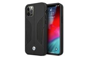 Mobil - Covers & Cases - BMW Leather Perforated Sides Case for iPhone 12 / iPhone 12 Pro - Black - 3666339010997