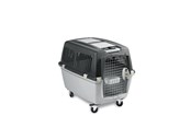 Hunde - Stefanplast Gulliver 5 IATA transportbur, grå/grå, 81 x 61 x 60 cm - 281251