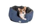 Hunde - Chill Kuzzi FIR rund seng, skifferblå, S - 380587