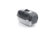 Hunde - Stefanplast Gulliver 3 transportbur m/plastdør, grå/grå, 61 x 40 x 38 cm - 281242
