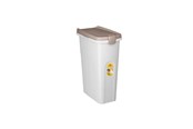 Hunde - Stefanplast foderbeholder, hvid/sand, 40 liter - 281126