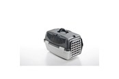Katte - Stefanplast Gulliver 1 transportbur m/plastdør, grå/grå, 48 x 32 x 31 cm - 281240