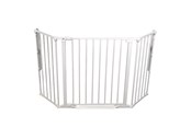 Baby Udstyr - BabyDan Flex StepFree M Safety Gate white - 501646