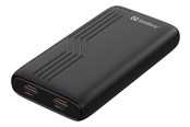 Bærbar Oplader - Sandberg 4in1 TravelCharger 65W - Dual USB-C | World Adapters - 441-77