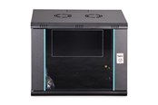 Rack skabe - DIGITUS DN-37105 - 9U Wall-Mounted Cabinet | 600x450mm | Glass Door | Unmounted - DN-37105