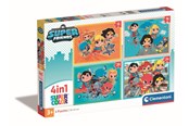 Puslespil - Clementoni Puzzle Superfriends DC 4in1 2D Puslespil - 21520