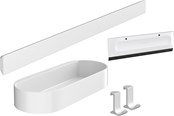 Badeværelsestilbehør - Hansgrohe WallStoris badeværelsestilbehør, mathvid - 27967700