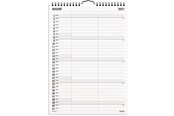 Calendar - Mayland Familiekalender Black and white 2 kol. 2027 - 27066510