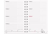 Calendar - Mayland Mini Planner ugekalender sort vinyl 2027 - 27084500