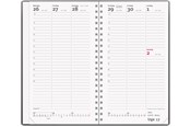 Calendar - Mayland Week Planner højformat mørkegrå vinyl 2027 - 27088000